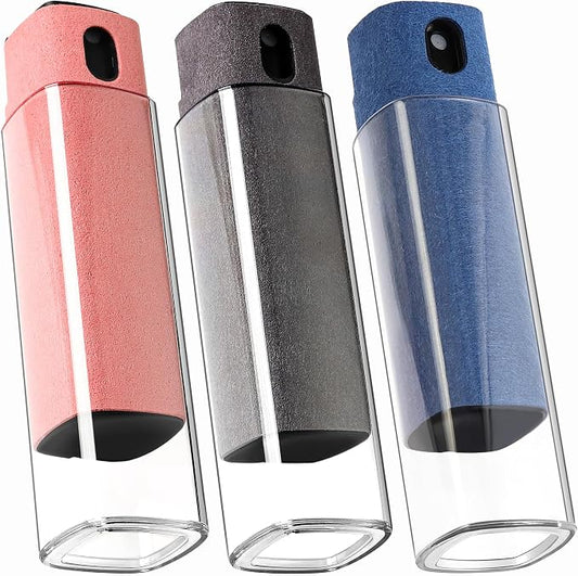 Car Screen Cleaner Spray and Wipe -2-in-1 iPhone Cleaner, iPad Screen Cleaner & Phone Screen Cleaner - Touchscreen Mist Cleaner for Laptop, Computer, MacBook and More - 3 Pack