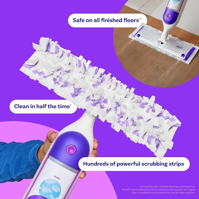 Swiffer PowerMop Multi-Surface Mopping Pad Refills,Made by Swiffer,for Floor Cleaning,11 Count (Pack of 2)