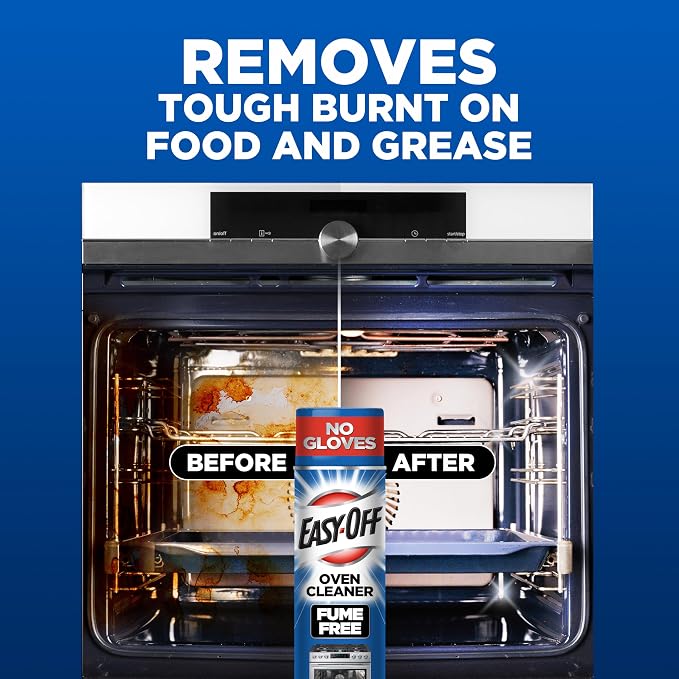 EASY-Off 178 Oven Cleaner Fume Free Max Aerosol, 16 Oz, (Pack of 12)