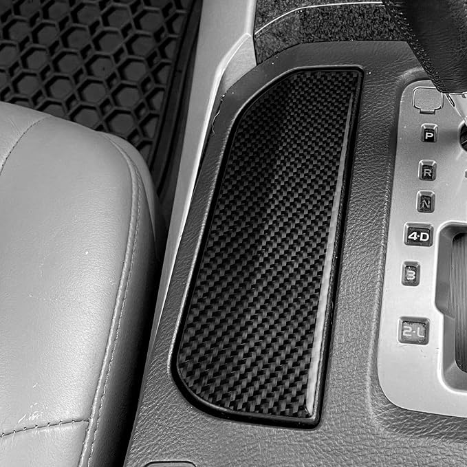 Power Outlet Stickers Fit for Toyota 4Runner(N210) 2003-2009 | for SR5/Sport Edition/Limited | Real Carbon Fiber | Accessories | Power Outlet Cover | Thick Overlay