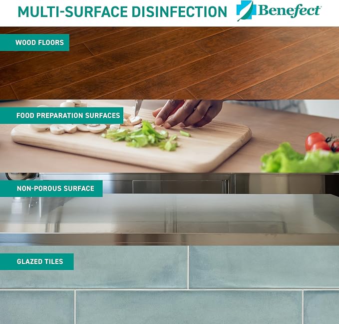 Benefect Botanical Decon 30 Disinfectant Cleaner, Light Lemon & Thyme Scent, 5 Gallon Pail