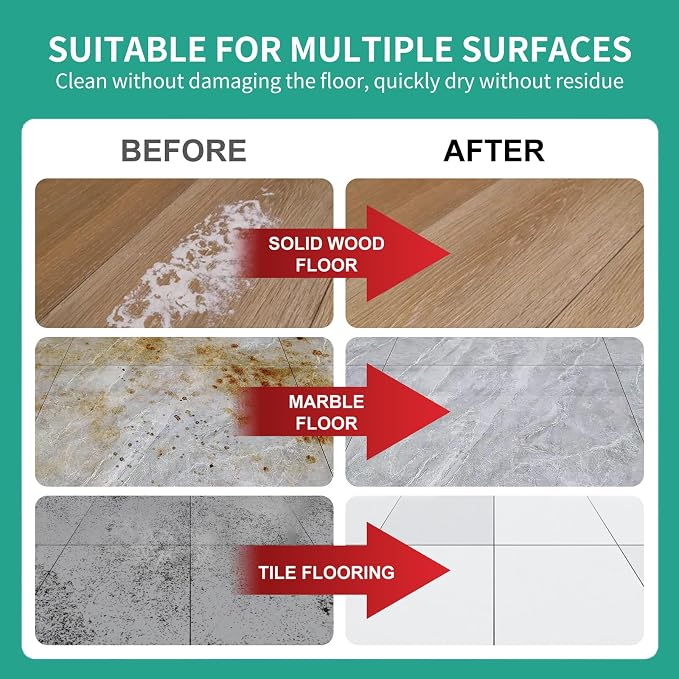 Floor Cleaning Solution Original Scent Compatible with Dreame Cleaning Solution, Residue & Streak Free, Suitable for All Robot Vacuum Cleaners and Wireless Wet Dry Dual-Use Vacuum Cleaners