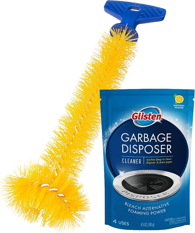 Mr. Scrappy Garbage Disposal Brush and Disposer Care Kit