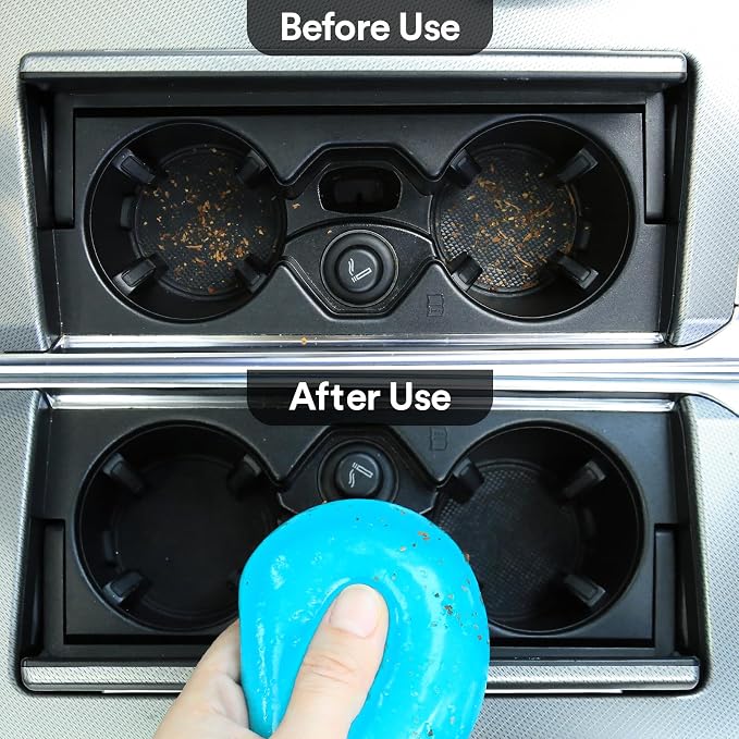 PULIDIKI Car Cleaning Gel Car Clean Putty, Universal Car Interior Cleaner | Perfect Cleaning Kit Supplies, Car Cleaner Slime, Auto Detailing Tools Car Accessories, Dust Remover Gifts for Men Women