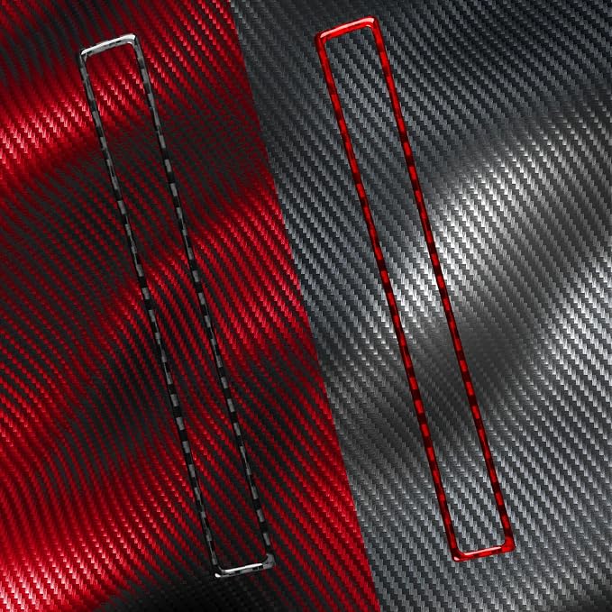 Fit for Cadillac Escalade ESV 2007-2014 / EXT Hybrid 2009-2013 Decals | Real Carbon Fiber | Accessories | Trim Accent Central Display Cover | Anti-scratch