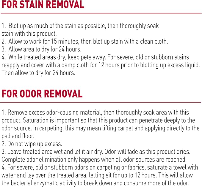 Nature’s Miracle Dog Stain & Odor Remover, Enzymatic Cleaner, 32 oz | Tough on Dog Urine, Feces, Vomit, Drool and Other Organic Stains and Odors, For Multiple Surfaces, Fresh Scent