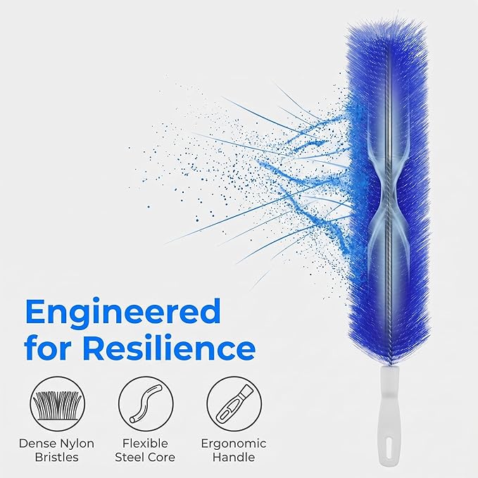 Bendable Microfiber Head, 2026 Fan Cleaner Brush Reusable Dust Remover Washable ldeal for Electric Fans Air Conditioning, Home Car Vents, Curtain (Mixed 4 pcs)