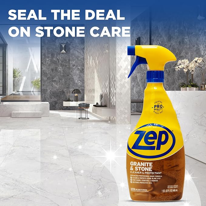 Zep Granite and Stone Cleaner and Protectant 32 oz ZUCSPP32 (Case of 12)