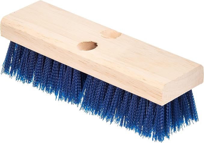 Carlisle FoodService Products 36193P14 Blue Color, 10" Polypropylene Deck Scrub Brush (Pack of 12)