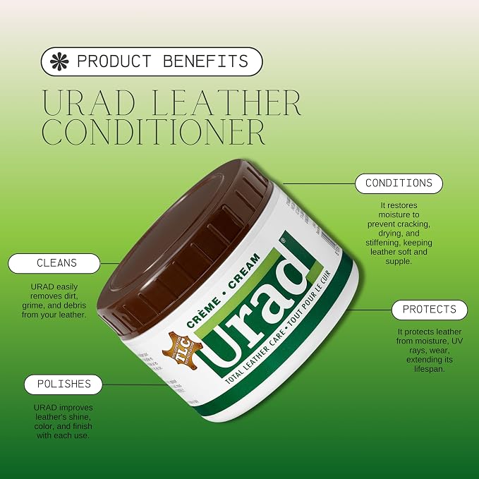 Leather Conditioner 7oz (200g) Dark Brown – Superior Conditioning and Color-Restoration for Dark Brown Leather Shoes, Bags, Furniture, and More!