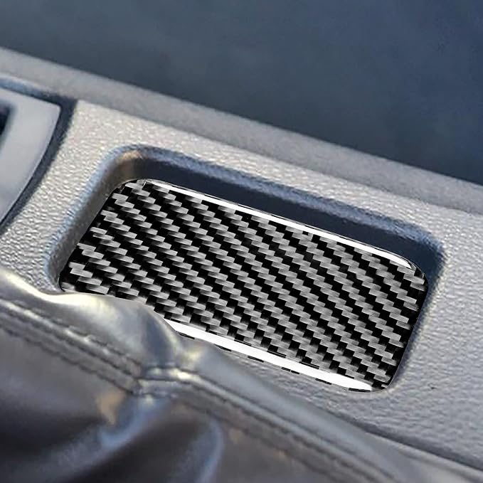 Real Carbon Fiber Trim for Subaru Accessories | for Scion FR-S 2013-2016 / Toyota 86 2016-2020 Center Control Gear Shift Box Cover Interior Thick Overlay Decal