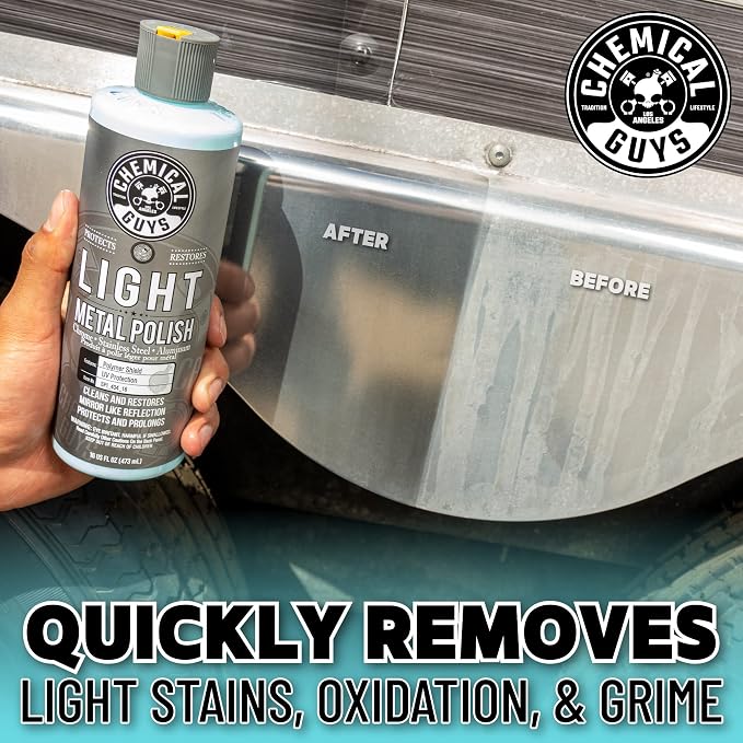 Chemical Guys Light Metal Polish, 16 Fl Oz