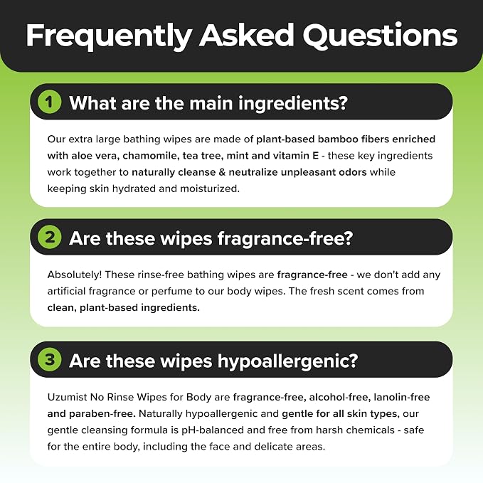 Camping Essentials - Body Wipes for Camping Adults Bathing No Rinse - 50 XL Deodorant Bathing Shower Wipes For Men Women - Disposable Washcloths & Personal Cleansing - Travel, Workout