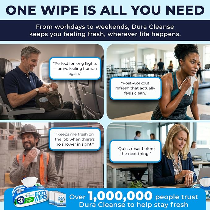 XL Body Wipes for Adults - (4 Pack) 200 Adult Shower Wipes + 16 Travel Bath Sheets - 10"x11.5" Thick Cleansing Waterless Wash Cloths - Incontinence Disposable Washcloths for Elderly Bathing No Rinse