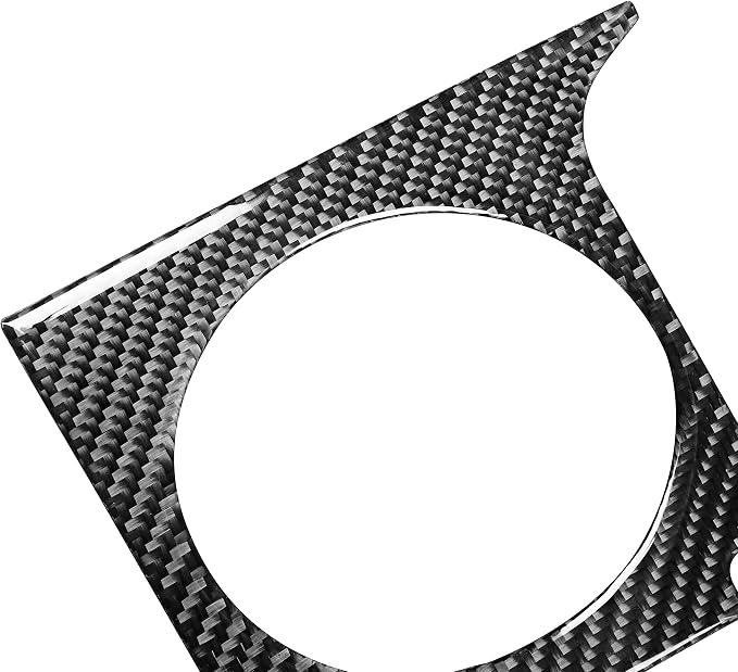 Real Carbon Fiber Trim for Ford Mustang GT Shelby Accessories | for 2005 2006 2007 2008 2009，Co-pilot Right Side Wind Outlet Air Vent，Thick Overlay Sticker Decal