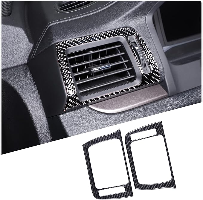 Center Console Side Air Vent Cover Sticker for Honda Pilot 2016-2022/ Ridgeline 2017-2023/ Passport 2019-2023, Dashboard Panel Side Air Vent Outlet Trim Cover Frame (Center Side Air Vent Frame)
