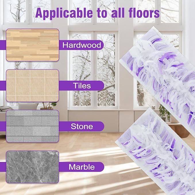 20 Pack Power Mop Refill Pads for Swiffer Power Mop,Disposable | Multi-Surface &Wood Mopping Pad Refills, Swifter Wet Pad Refills, Replacement Mop Pads for Multi-Surface Wood Floor Cleaning
