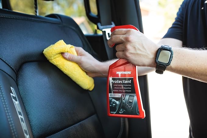 Mothers Protectant, 1 Gallon (05302) | Long-Lasting UV Protection for Rubber, Vinyl & Plastic, Shields Dash, Trim, Bumpers & Tires from Fading, Cracking & Drying