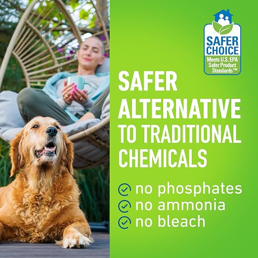 CLR Brands Outdoor Furniture Cleaner, 26 oz. Spray Bottle, Cleans Outdoor Surfaces, Remove Dirt and Grime from Fabric, Wood, Wicker, PVC, Plastic and More