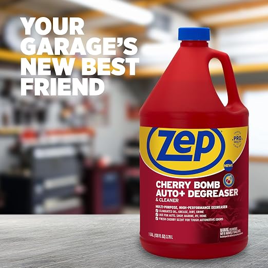 Zep Cherry Bomb Auto+ Degreaser & Cleaner - For Auto, Marine, RV, & Home - 1 Gallon