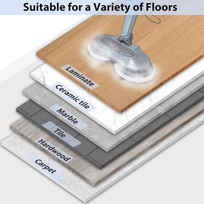 10 Pack Upgraded S8201 S8001 S7001 S7201 S7005 Mop Fit for Shark Steam Mop Replacement Pads S7000 Series, S7000 S7000AMZ S7001TGT Steam & Scrub All-in-One Scrubbing Mop for Model XKITP7000