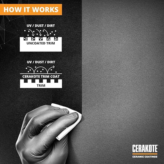 CERAKOTE® Trim Coat Pro Pack - 50 Count Trim Coat Wipes - Ceramic Coating Guaranteed Restoration to Last Over 200 Washes – A Ceramic Coating, Not a Dressing