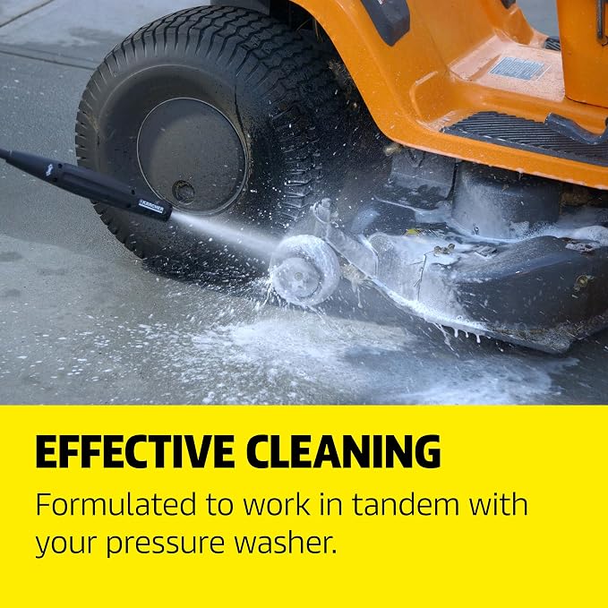 KÄRCHER Multi Purpose Pressure Washer Detergent,Removes Dirt and Grime from Fences,Siding,Patios,Driveways,Sidewalks,Concrete and More,Highly Concentrated,Makes up to 40 gal of Cleaner (Pack of 2)