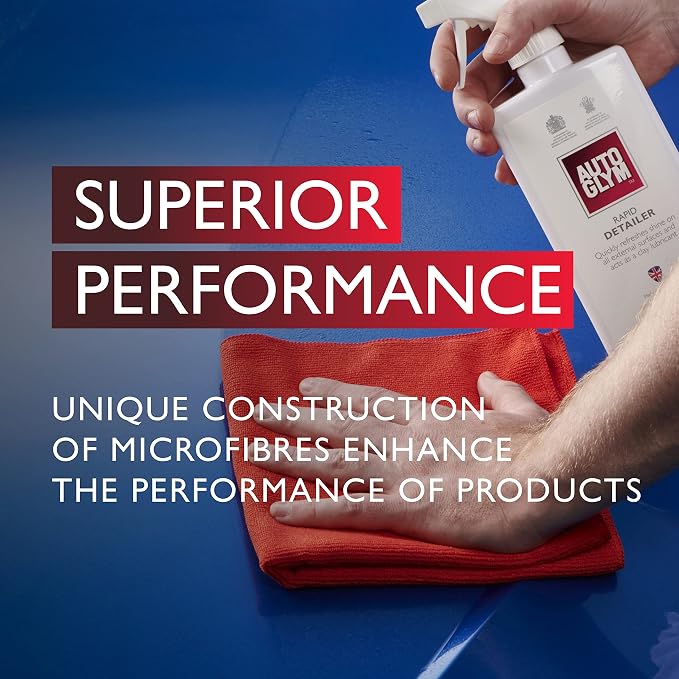 Autoglym Hi-Tech Finishing Cloth | Microfibre Cloth for Car Exterior Detailing – Ideal for Buffing Polish, Wax & Ceramic Sprays, Machine Washable