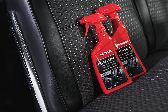 Mothers Protectant, 24 oz. (05324) | Long-Lasting UV Protection for Rubber, Vinyl & Plastic, Shields Dash, Trim, Bumpers & Tires from Fading, Cracking & Drying