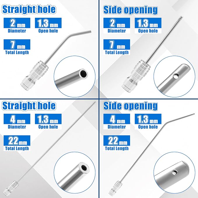 Pressure Washer Needle Nozzle– Stainless Steel Flush Wand | 2-4GPM Pressure Washer Extension Spray Tips, 1/4" Quick Connect Washing Machine, AC Coil, Water Heater, Appliance Cleaning