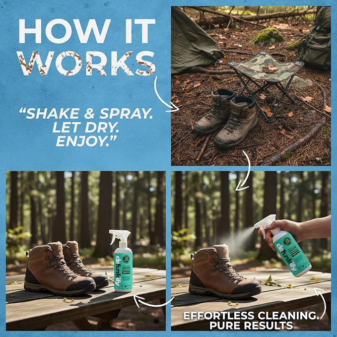 Defunkify Peppermint Odor Eliminator Spray, Shoe & Carpet Deodorizer, 32oz