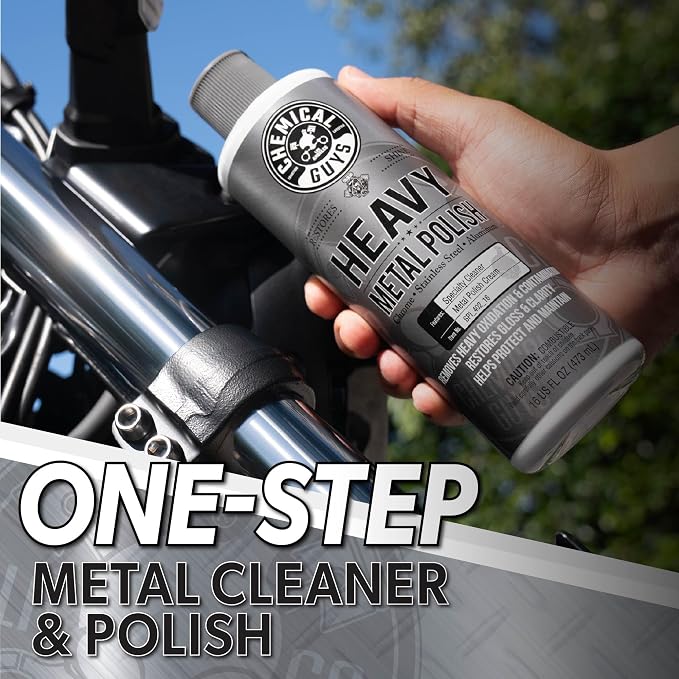 Chemical Guys, Heavy Metal Polish for Chrome, Aluminum & Stainless, 16 oz