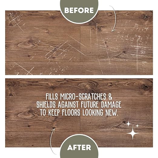 Quick Shine Hardwood Floor Luster 27 oz, Natural Looking Shine | Plant Derived Carnauba Polish, Renew & Protect, Streak & Haze Free, Non-slip, pH Neutral, No PFAS, EPA Safer Choice