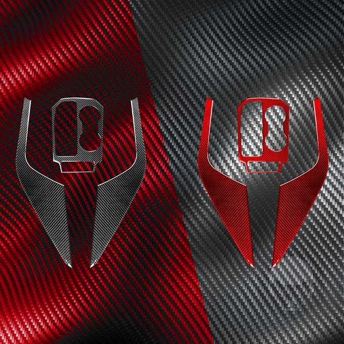 Center Console Gear Shift Stickers Fit for Chevrolet Blazer 2019-2025 | for L/LT/RS/Premier | Real Carbon Fiber | Center Console Set Gear Shift | Thick Overlay | Self-adhesive