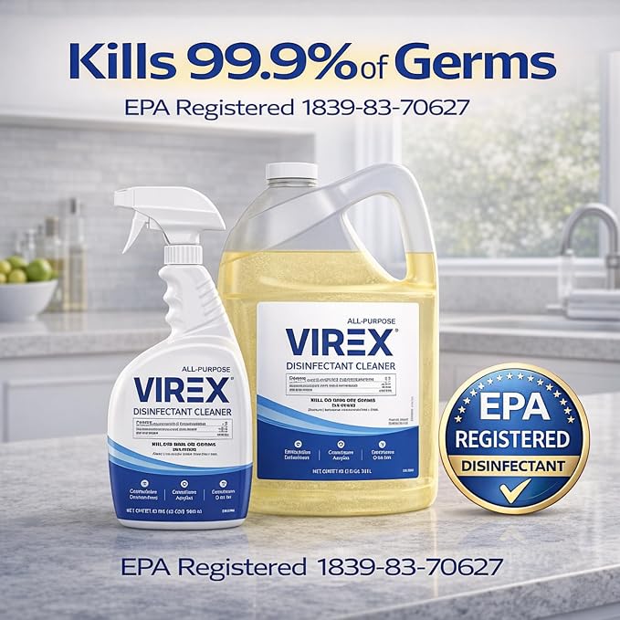 VIREX Diversey All Purpose Disinfectant Cleaner, 1 Gallon