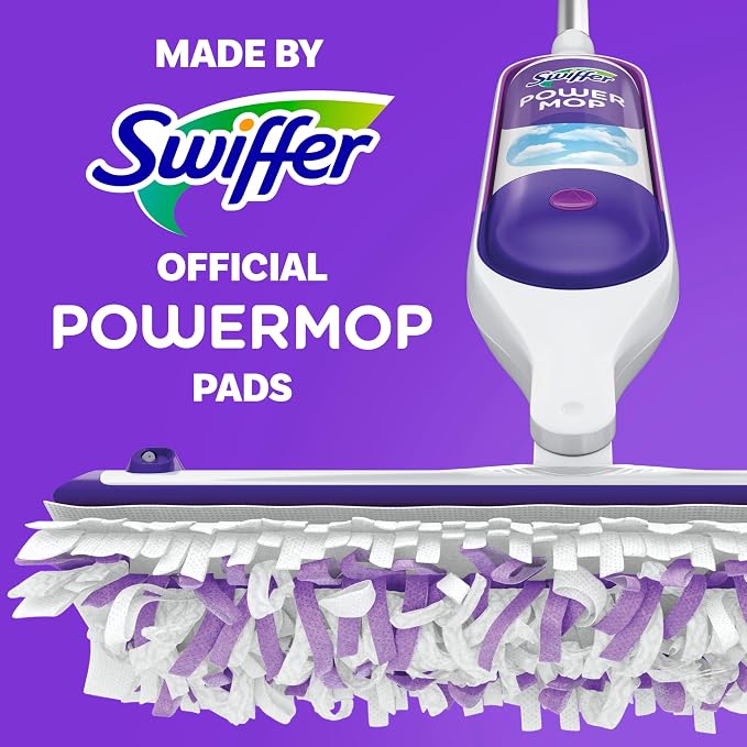 Procter & Gamble Swiffer PowerMop Multi-Surface Mopping Pad Refills, 5 Count Mop Heads