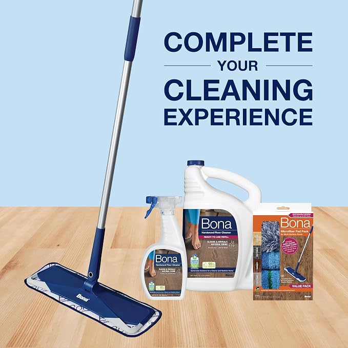 Bona Hardwood Floor Cleaner Spray - 32 fl oz - Residue-Free Floor Cleaning Solution for Wood Floors (Pack of 2)