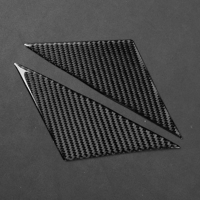 Real Carbon Fiber A-Pillar Stickers Fit for Audi A3 8Y S3 2021-2025 | Trim A-Pillar Cover Decorations | Accessories | Thick Overlay | Anti-scratch