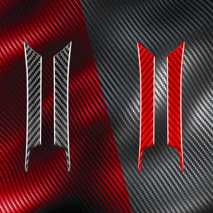 Real Carbon Fiber Trim for Toyota Camry Accessories | for 2012 2013 2014 Gear Shifter Center Console Gear Box Control Panel Side Sticker Interior Thick Overlay Decal