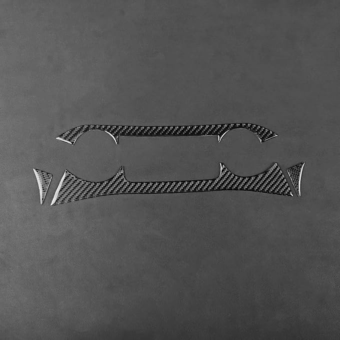 Real Carbon Fiber Trim for Honda CRV Accessories | for CR-V 2012 2013 2014 2015 2016 Air Conditioner A/C Control Button Cover Sticker Interior Thick Overlay Decal