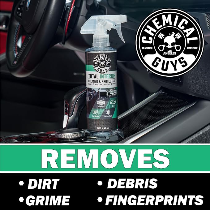 Chemical Guys, Total Interior Cleaner & Protectant, New Car Smell, 1 Gallon | Cleans leather, vinyl, plastic and glass in one step with a fresh new car scent and a factory-style finish