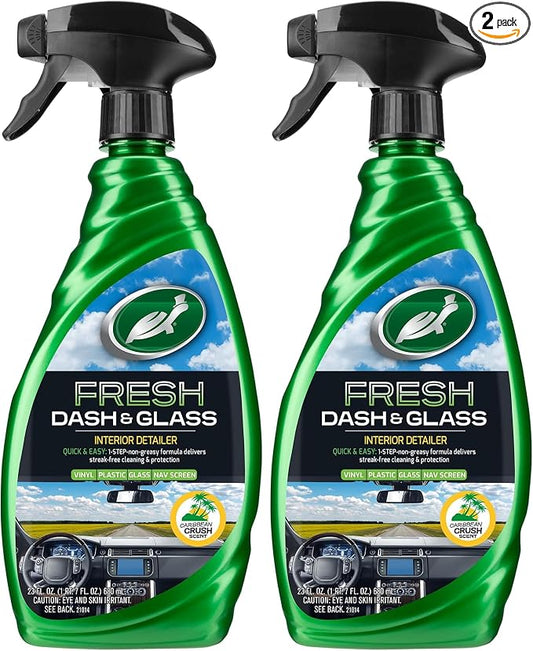 Turtle Wax T-930 Dash and Glass Protectant with Foaming Trigger - 23 fl. oz. (Pack of 2)