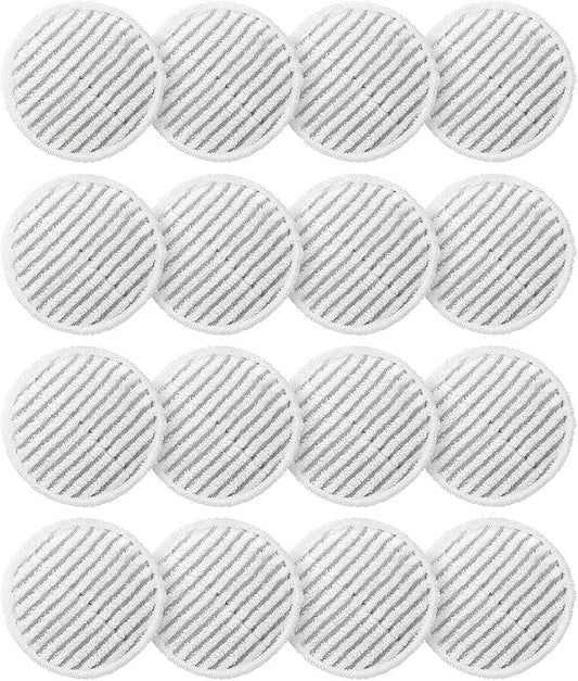 AIR U+ 16 Pack Steam Mop Replacement Pads for Shark Steam & Scrub Mop | Washable Steam Mop Pads for Various Floor Type, for Shark S8201 S8001 S7001 S7201 S7000AMZ S7000 S7005 S7020 S7001C Steam Mop