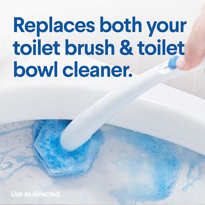 Clorox ToiletWand Disposable Toilet Cleaner Refills, 30 Count, Kills 99.9% of Germs and Viruses, Touch-Free Toilet Cleaning, Original Scent