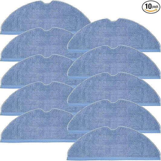 S7 Vacuum Mop Replacement Pads for Xiaomi Roborock S7 Roborock S7+ Roborock S7 MaxV Roborock S8/S8+ Roborock S7 MaxV Plus Roborock T7S T7 plus T7S plus Robot Vacuum,10 Pack Microfiber Mop Pads