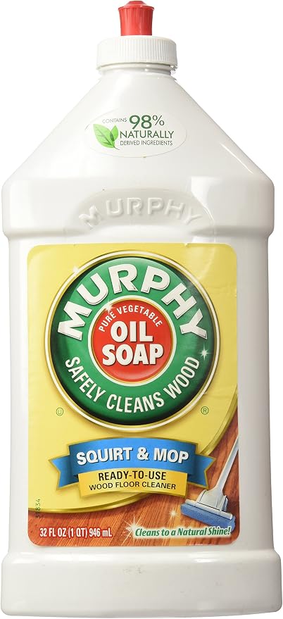 Murphys Squirt and Mop Ready To Use Wood Floor Cleaner, 32 Ounce (Packaging May Vary)