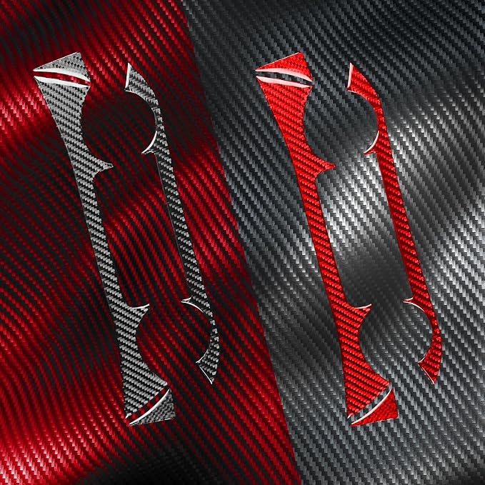 Real Carbon Fiber Trim for Honda CRV Accessories | for CR-V 2012 2013 2014 2015 2016 Air Conditioner A/C Control Button Cover Sticker Interior Thick Overlay Decal