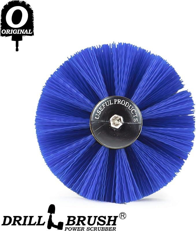 Marine Scrubbing Brush Head - Best Tank Cleaning Brush - Pool Cleaning Tool | Aquatic Cleaning Supplies - Boat Upkeep Accessories - Hull Cleaning Brush Tool - Pool Lining Cleaning Tools for Home Use