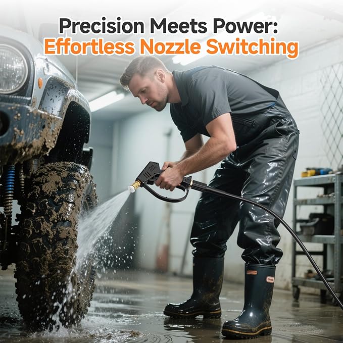 Giraffe Tools Pressure Washer Short Gun for Car Wash