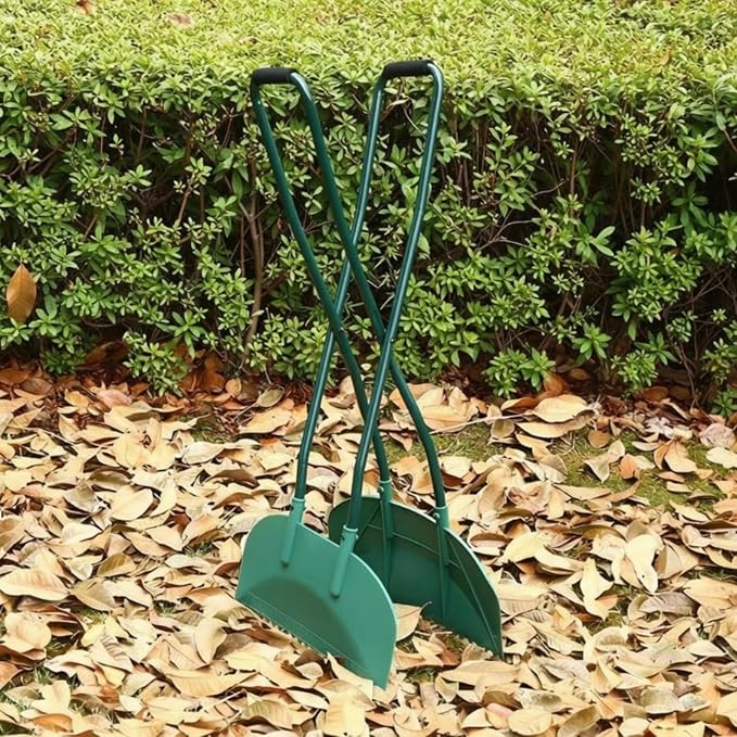 Debris Tongs with Long Handles Hand-Held Leaf Collectors Serrated for Garden Cleanup